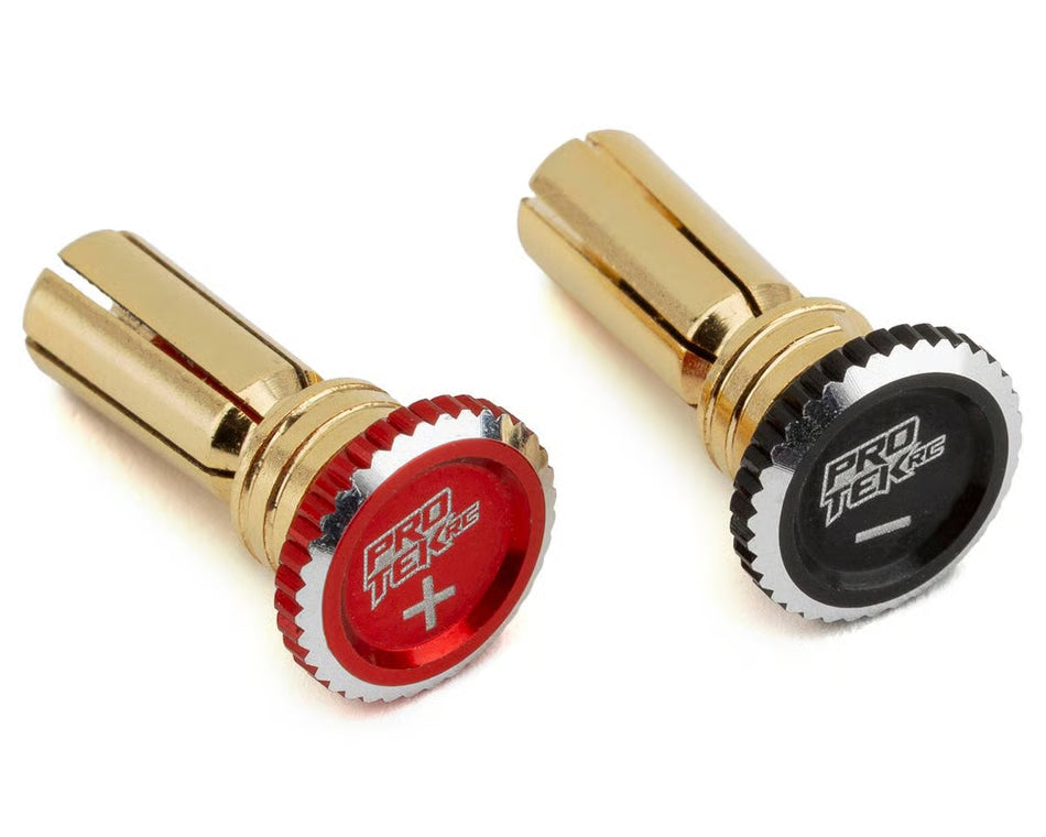 ProTek RC Twist Lock Adjustable Bullet Plug Grips w/5mm Bullets (Assorted Colors)