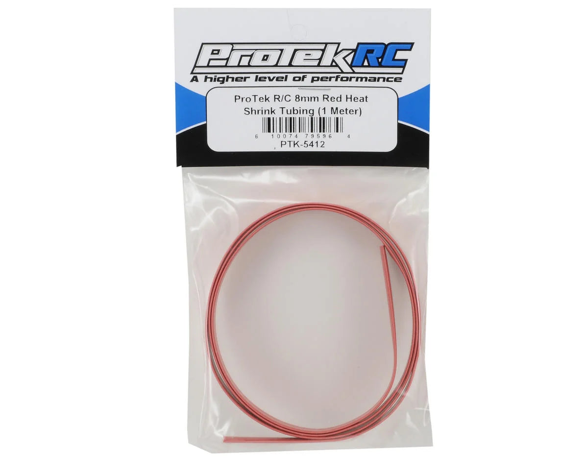 ProTek RC 8mm Red Heat Shrink Tubing (1 Meter)