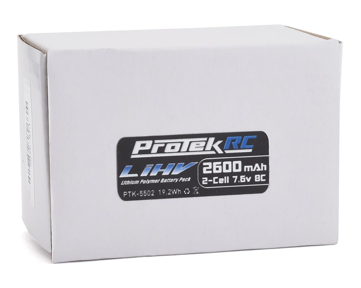 ProTek RC 7.6V 2600mAh 2S HV LiPo Hump Receiver Battery Pack (Kyosho/Tekno) (w/Balancer Plug)