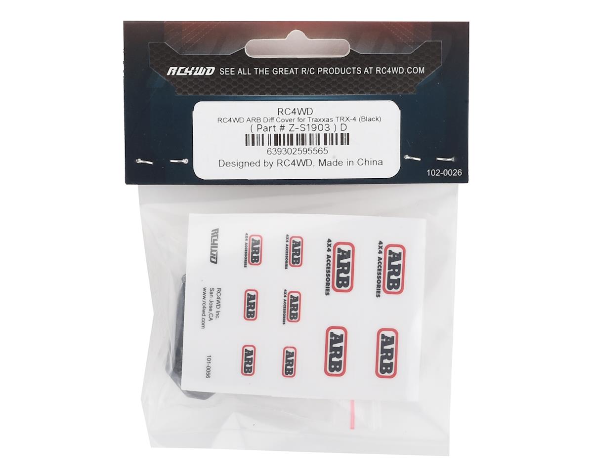 RC4WD Traxxas TRX-4 ARB Black Diff Cover