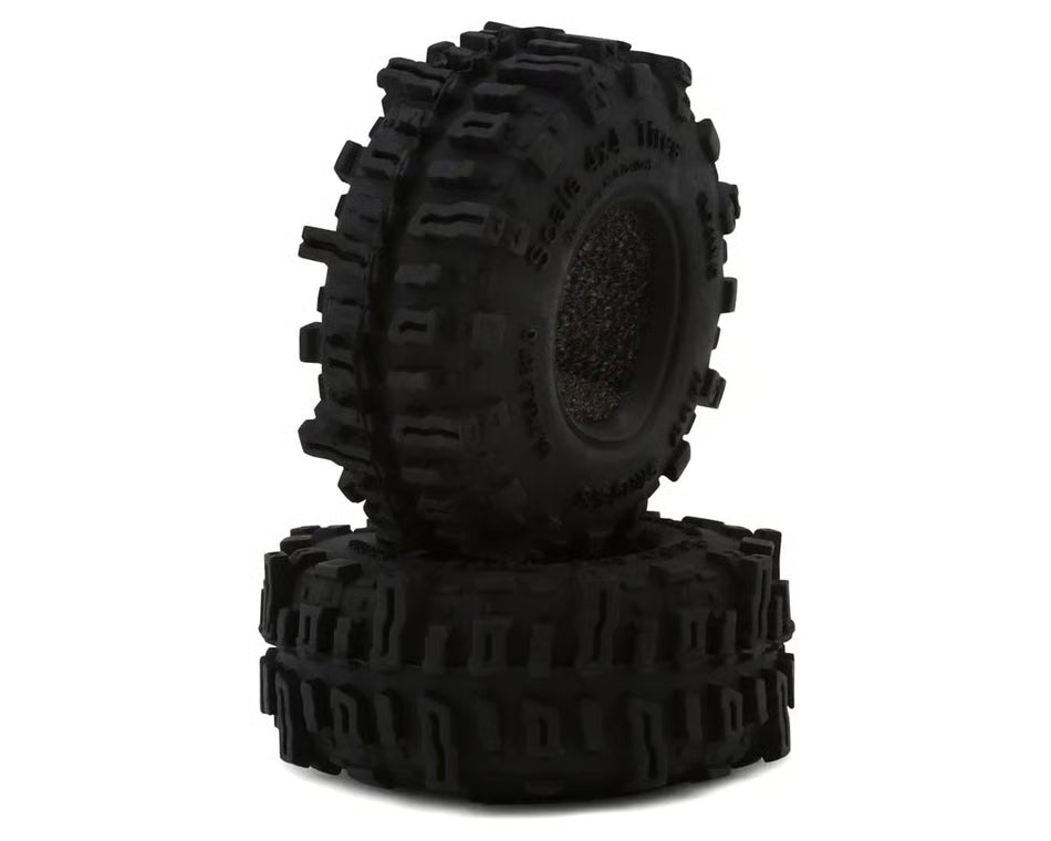 RC4WD Mud Slingers 0.7" Micro 1/24 Scale Crawler Tires (2) (OD 40mm) (X2S3) Axial SCX30