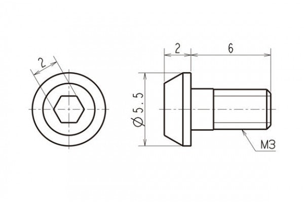 REVE D: SPM Titanium Spur Gear Screws (4 pieces) (RT-008A)