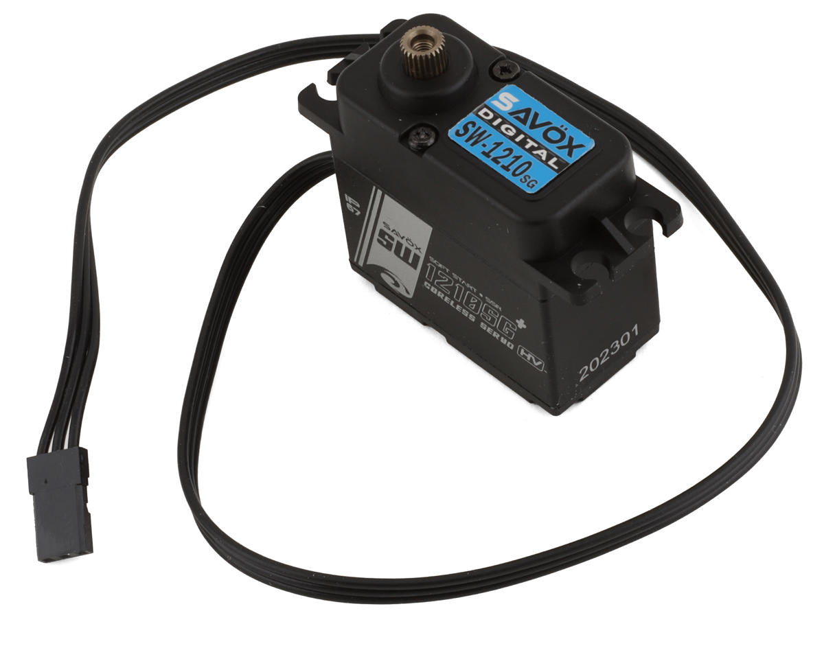 Savox SW-1210SGP Black Edition "Tall" Waterproof Digital Servo (High Voltage)