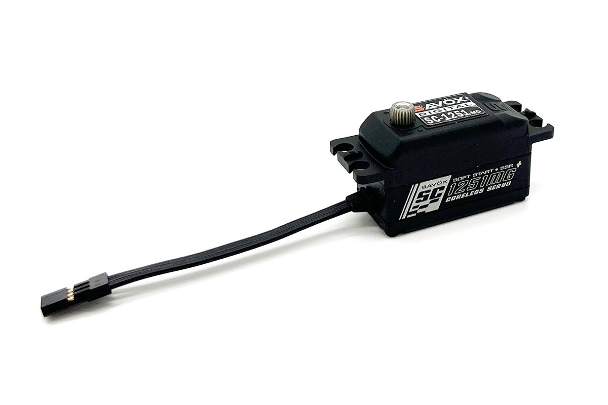 Savox SC-1251MGP-BE Black Edition Low Profile Digital "High Speed" Metal Gear Servo