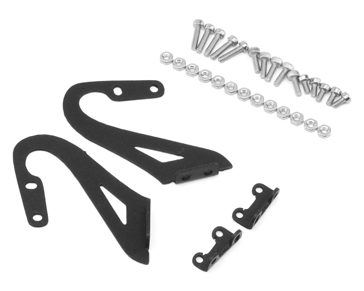 Sideways RC 1/10 Reversed Swan Neck Wing Mount Set (Miniature Scale Drift Accessory)