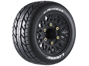 ST-Rocket Soft 1/10 Stadium Truck, 0 & 1/2" Offset, 12, 14, 17mm Removable Hex Wheels (2)