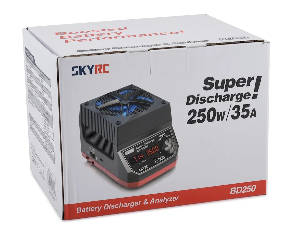 SkyRC BD250 35 Amp LiPo/LiHV/NiMH Battery Discharger & Analyzer (35A/250W)