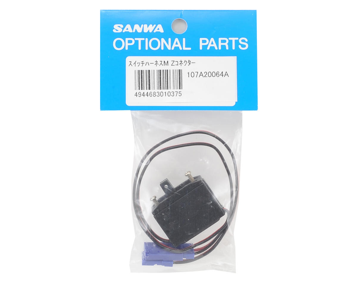 Sanwa/Airtronics Standard Z Connector Receiver Switch Harness