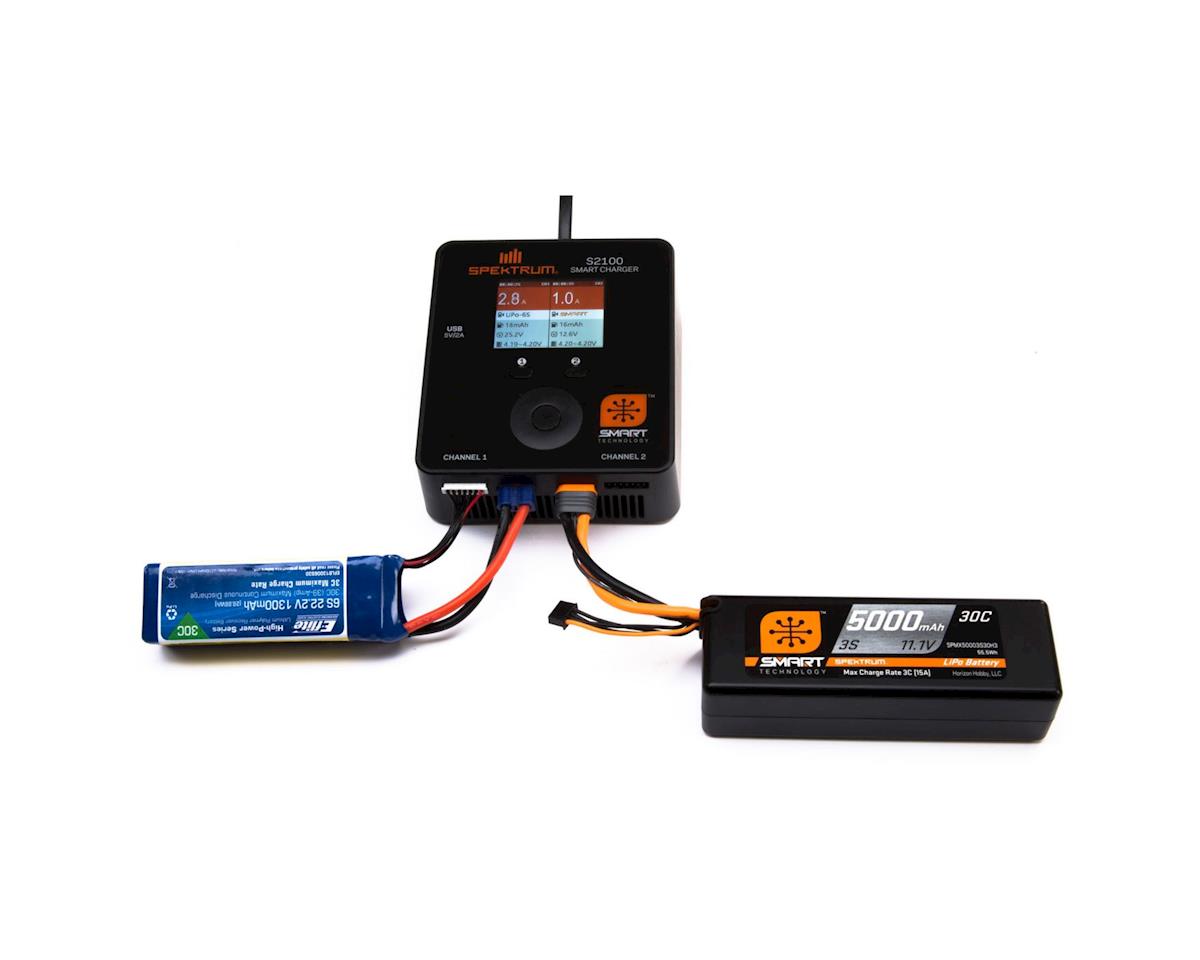 Spektrum RC 7.4V 5000mAh 2S 30C Smart Hardcase LiPo Battery: IC5