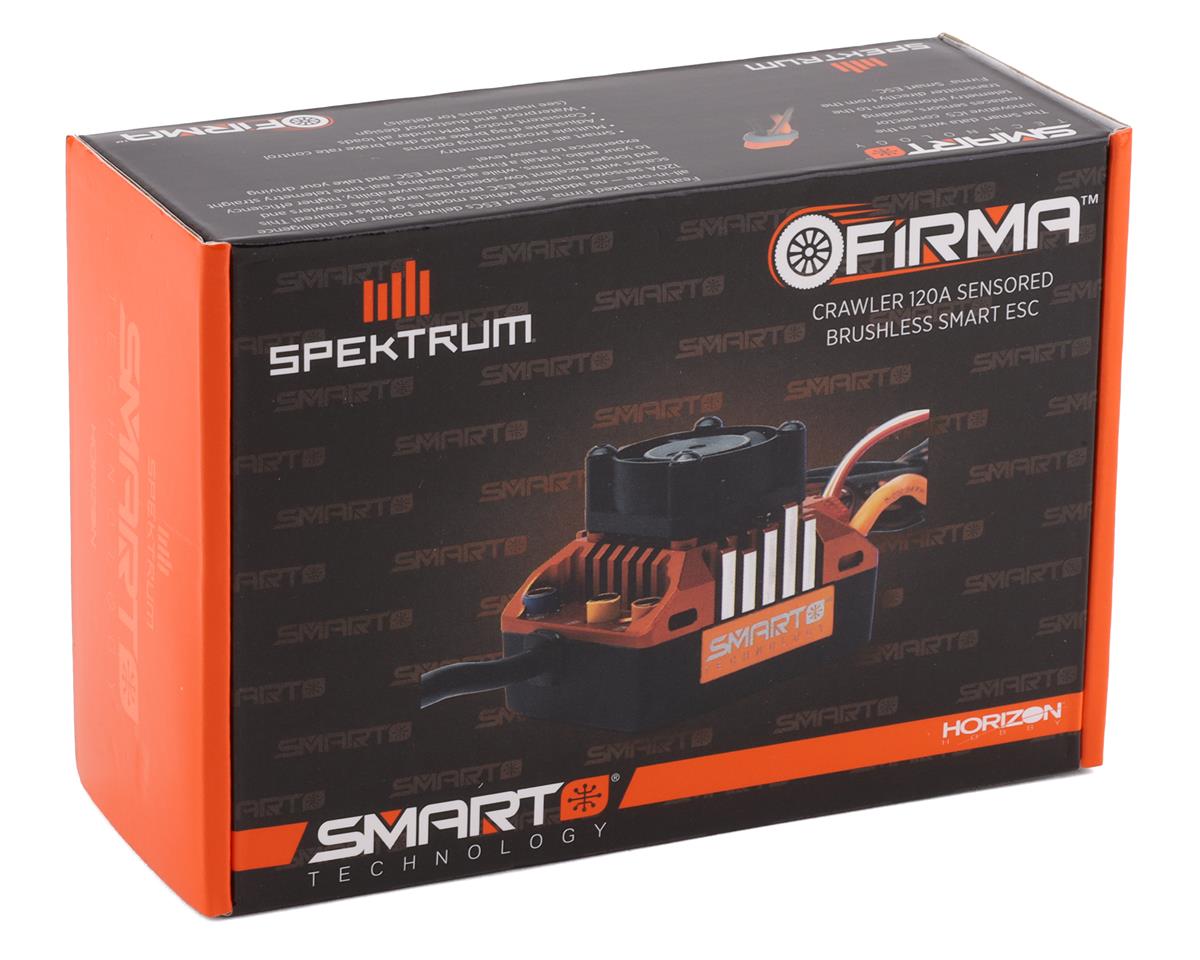 Spektrum RC Firma Crawler 120A Smart Sensored Brushless ESC