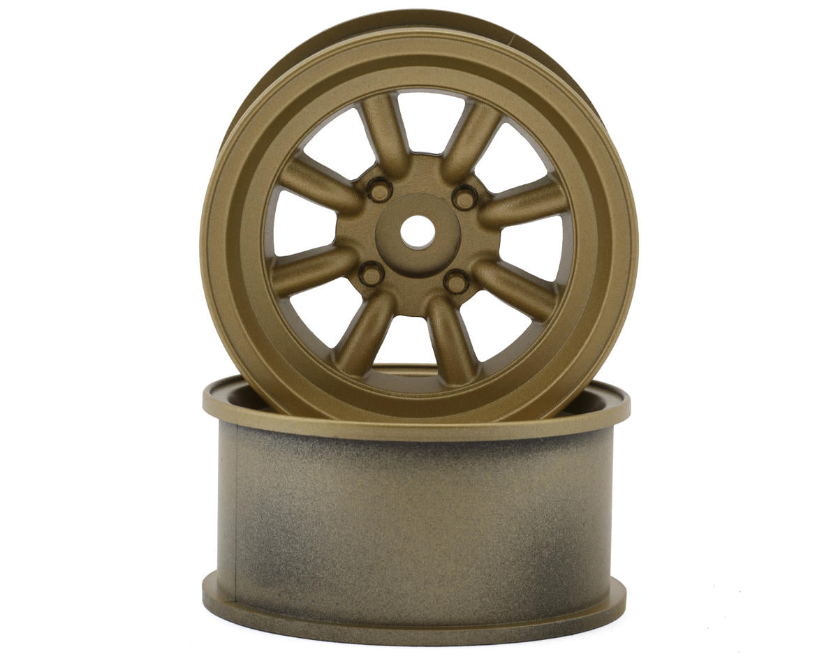 Topline RS Watanabe 1/10 Drift Wheels (Gold) (2) (7mm Offset)