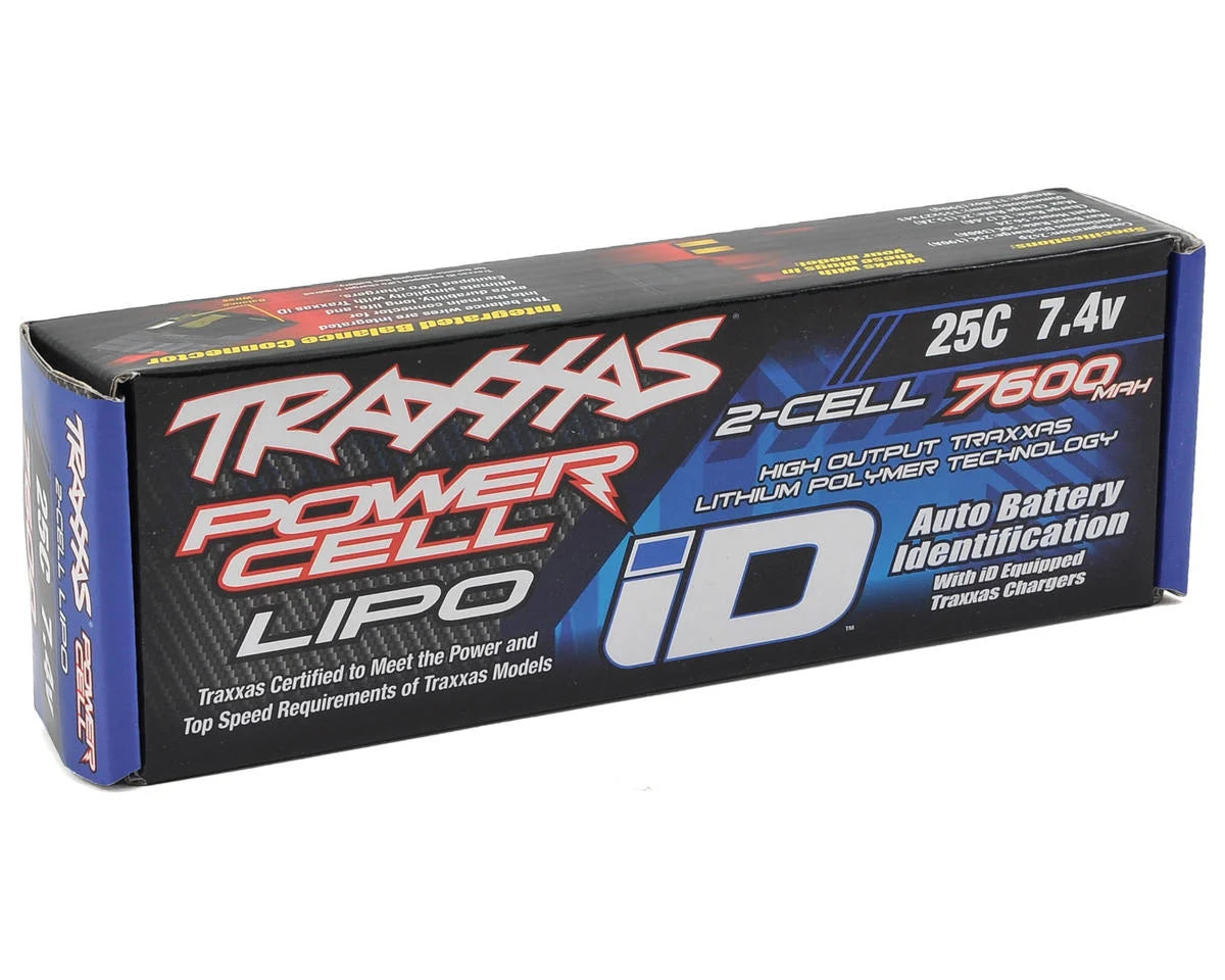 Traxxas 7600mAh 7.4v 2-Cell 25C LiPo Battery w/ iD Connector