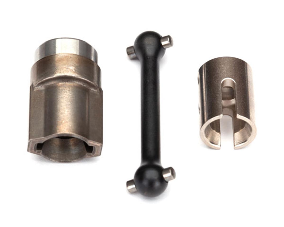 Eje de transmisión Traxxas, centro, delantero (acero)/ pasador roscado de 2,5x12