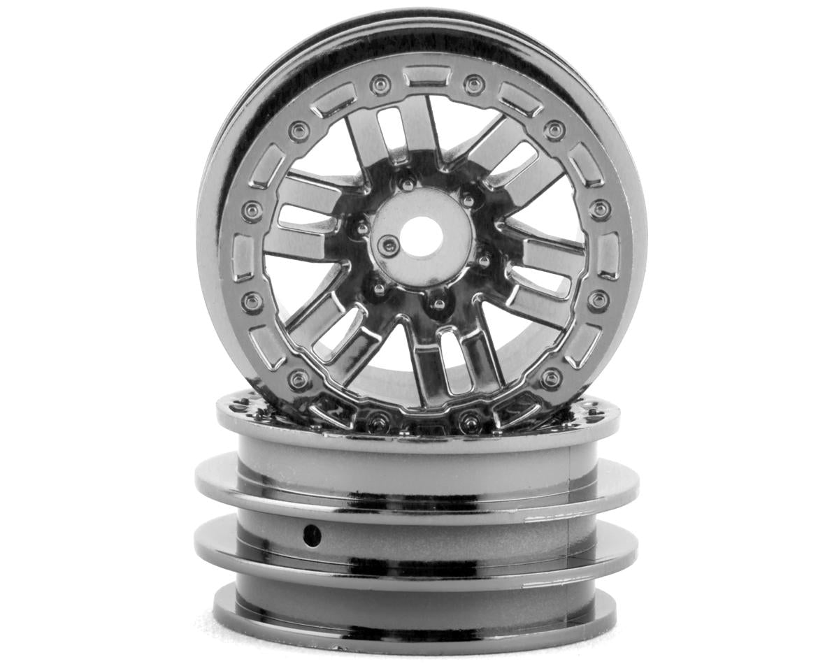 Traxxas TRX-4M Wheels Satin Chrome 1.0 (2) Defender