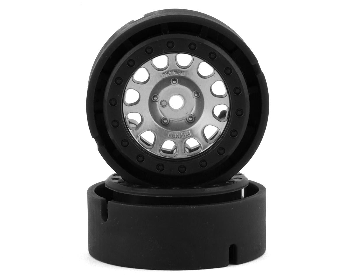 Ruedas Traxxas TRX-4M Method 105 cromadas satinadas