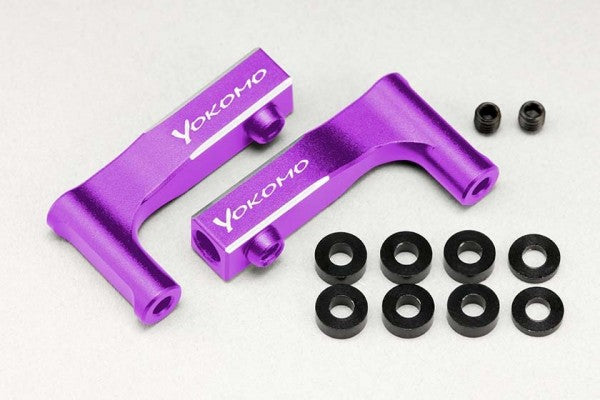Yokomo YD-2 Aluminum Front Upper L-Arm Kit (Purple)
