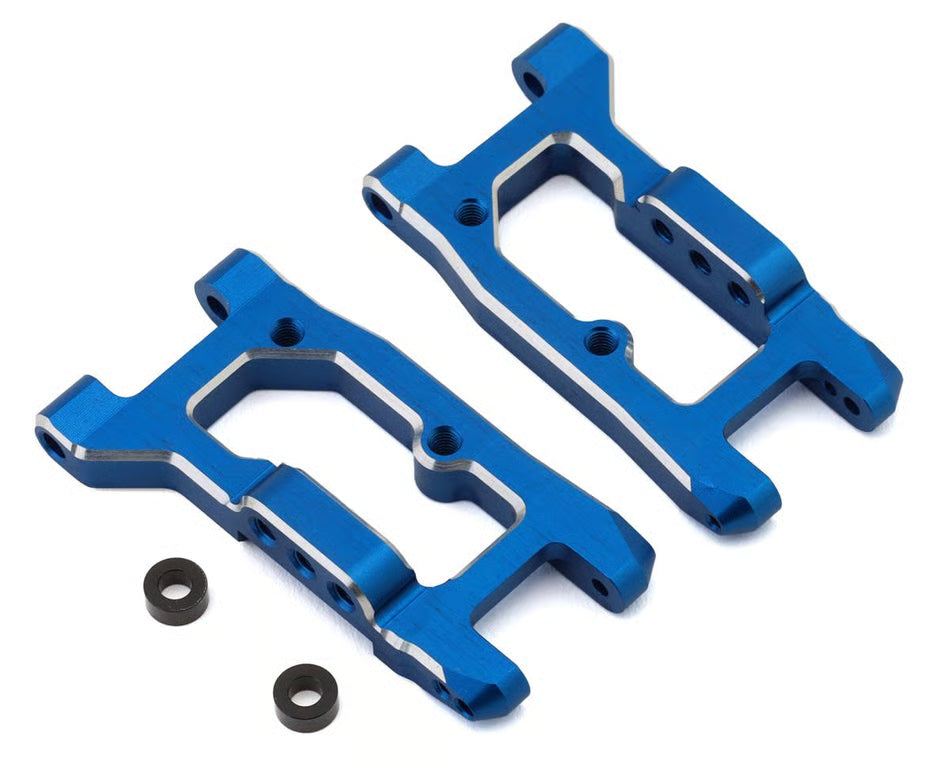 YOKOMO RD 青アルミ Yokomo RD2.0/SD2.0 Aluminum Short Rear Weight H Suspension Arms (Blue)