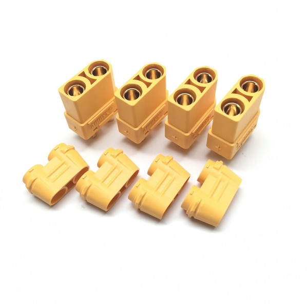 Maclan Racing XT90 Connectors (4) Female Only MCL4114