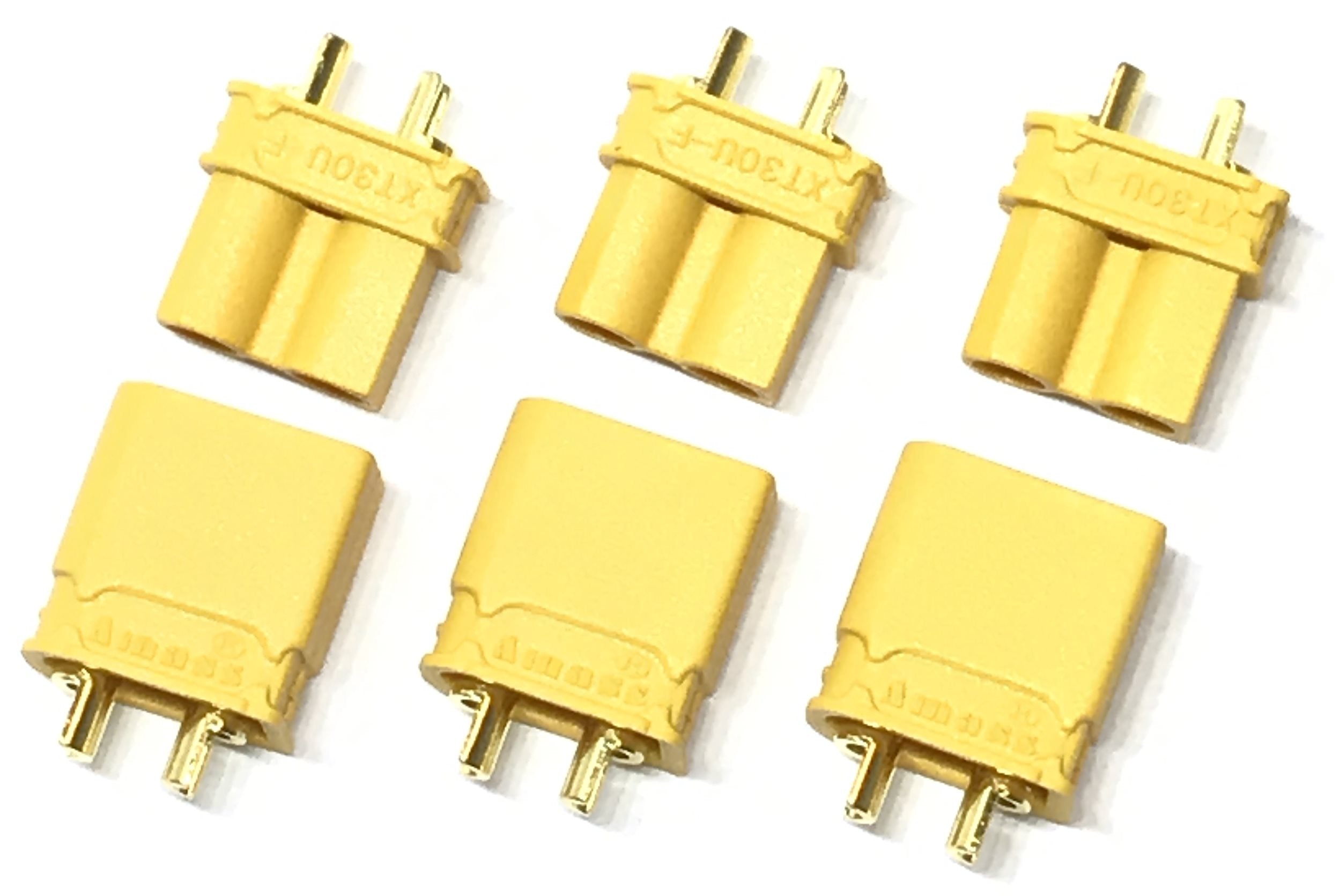 Conectores Maclan Racing Xt30u 3 Hembra + 3 Macho *LIQUIDACIÓN