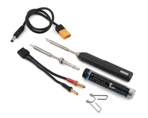 1UP Racing TS100 Pro Pit Soldering Iron w/DC Cable & Leather Pouch (DISCONTINUED)