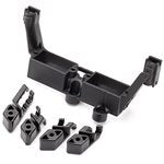Traxxas Servo Mount, 2-Speed/ Servo Mount, T-Lock/ Wire Clips