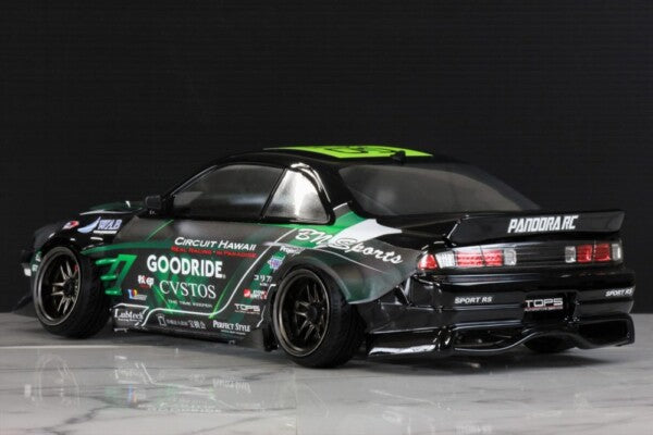 Pandora RC Nissan Silvia S14 Kouki Late Model BLS / BN Sports 1/10 Clear Drift Body