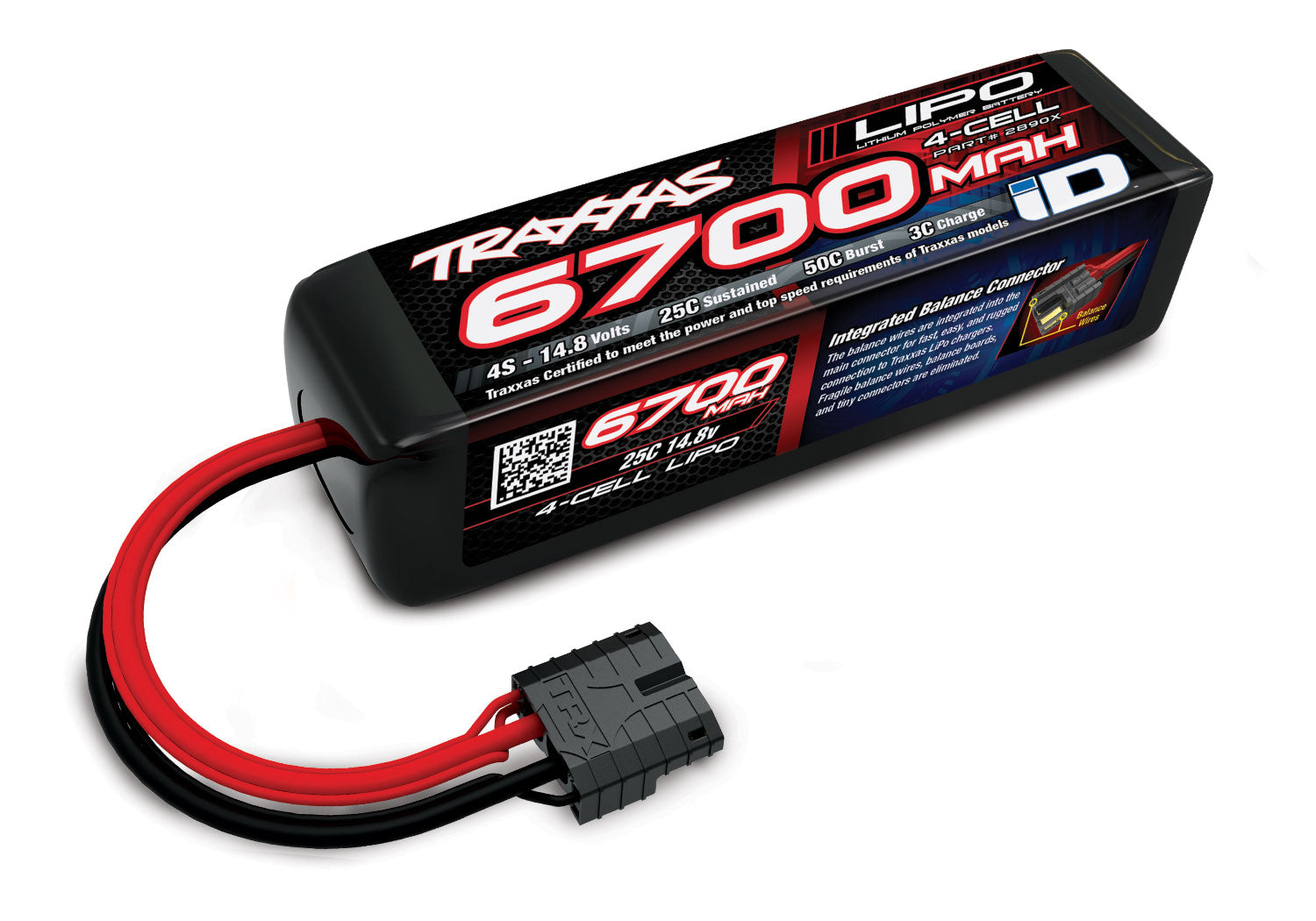 Batería LiPo Traxxas 6700mAh 14.8v 4 celdas 25C