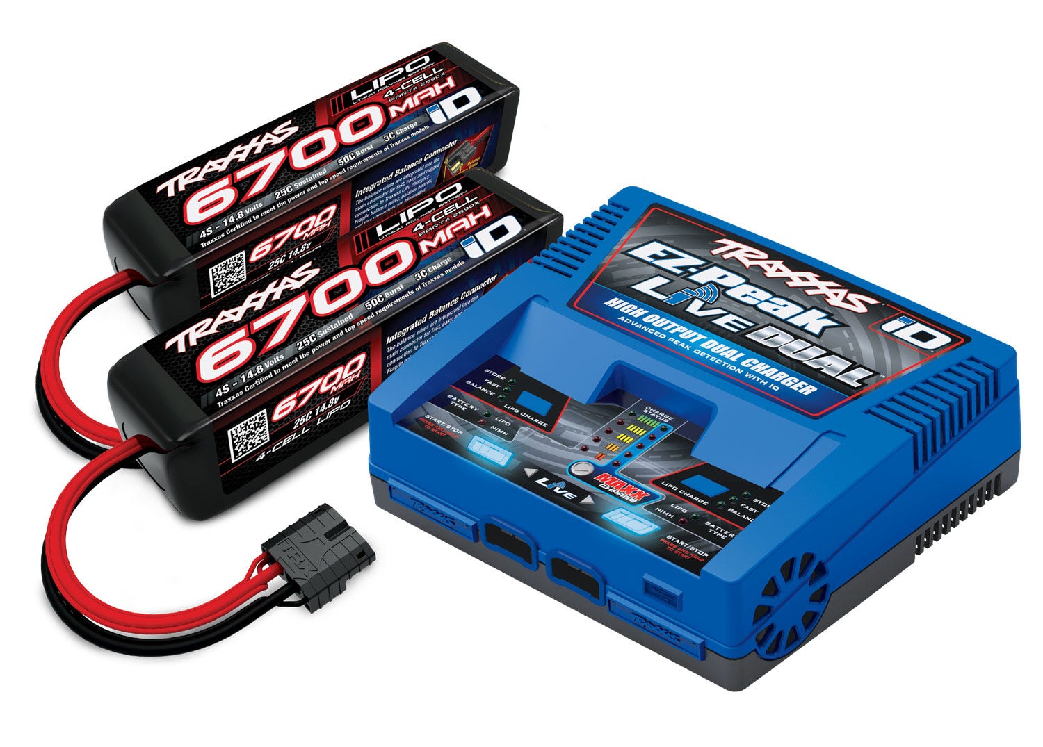 Traxxas 8s 6700mAh LiPo Completer Pack (2x 2890X & 2973)