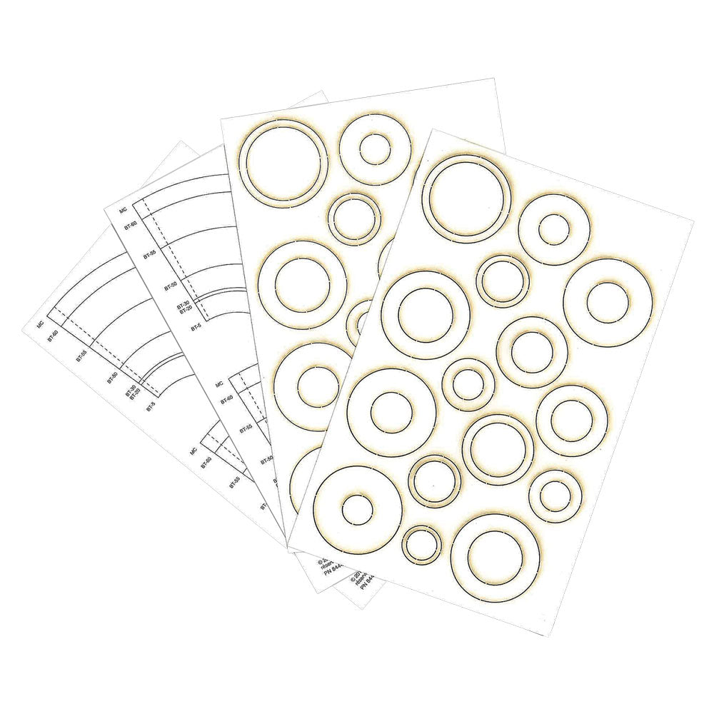 Estes Laser Cut Centering Rings/Paper Adapters (4)