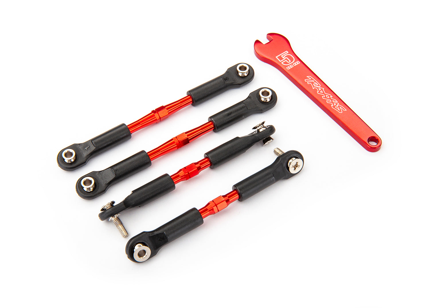 Traxxas Camber Link Aluminio Rojo 39mm