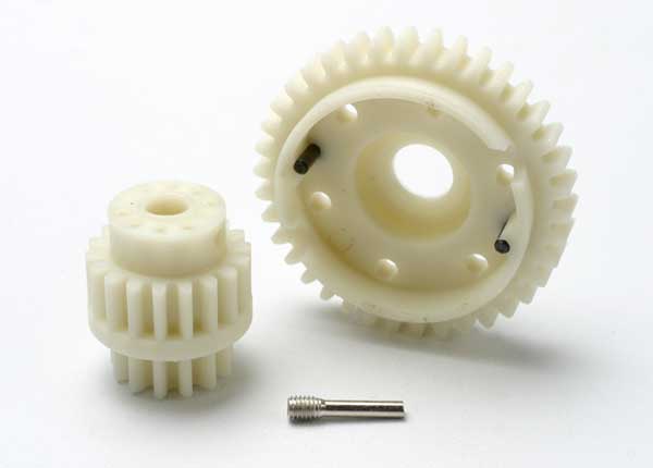 Traxxas Revo 2-Speed Wide Ratio Gear Set (2nd speed gear 38T, 13T-18T input gears, hardware)