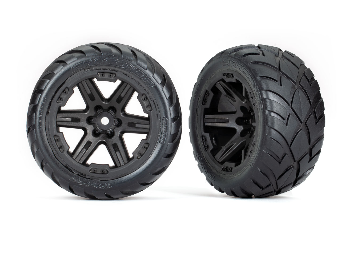 Traxxas Anaconda 2.8" Pre-Mounted Tires (Black)