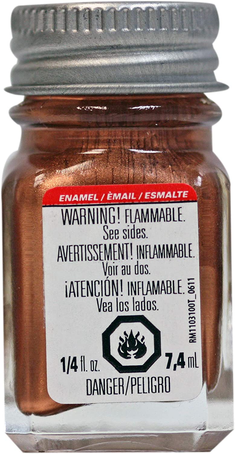 Testor's 1151TT 1/4 Oz Copper Metallic Enamel Hobby Paint *CLEARANCE