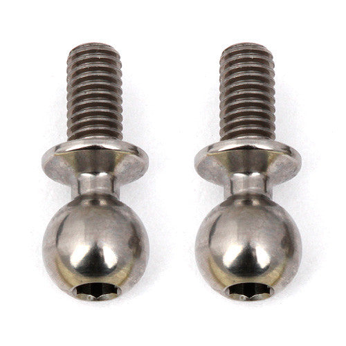 Team Associated 4mm Factory Team Heavy Duty Titanium Ball Stud Set (2)