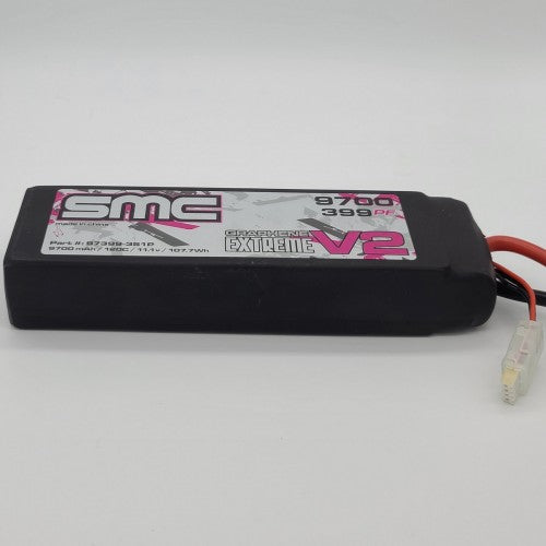 SMC True Spec Extreme Graphene V2 11.1V 9700mAh 120C with G10 plates EC5 *DISCONTINUED