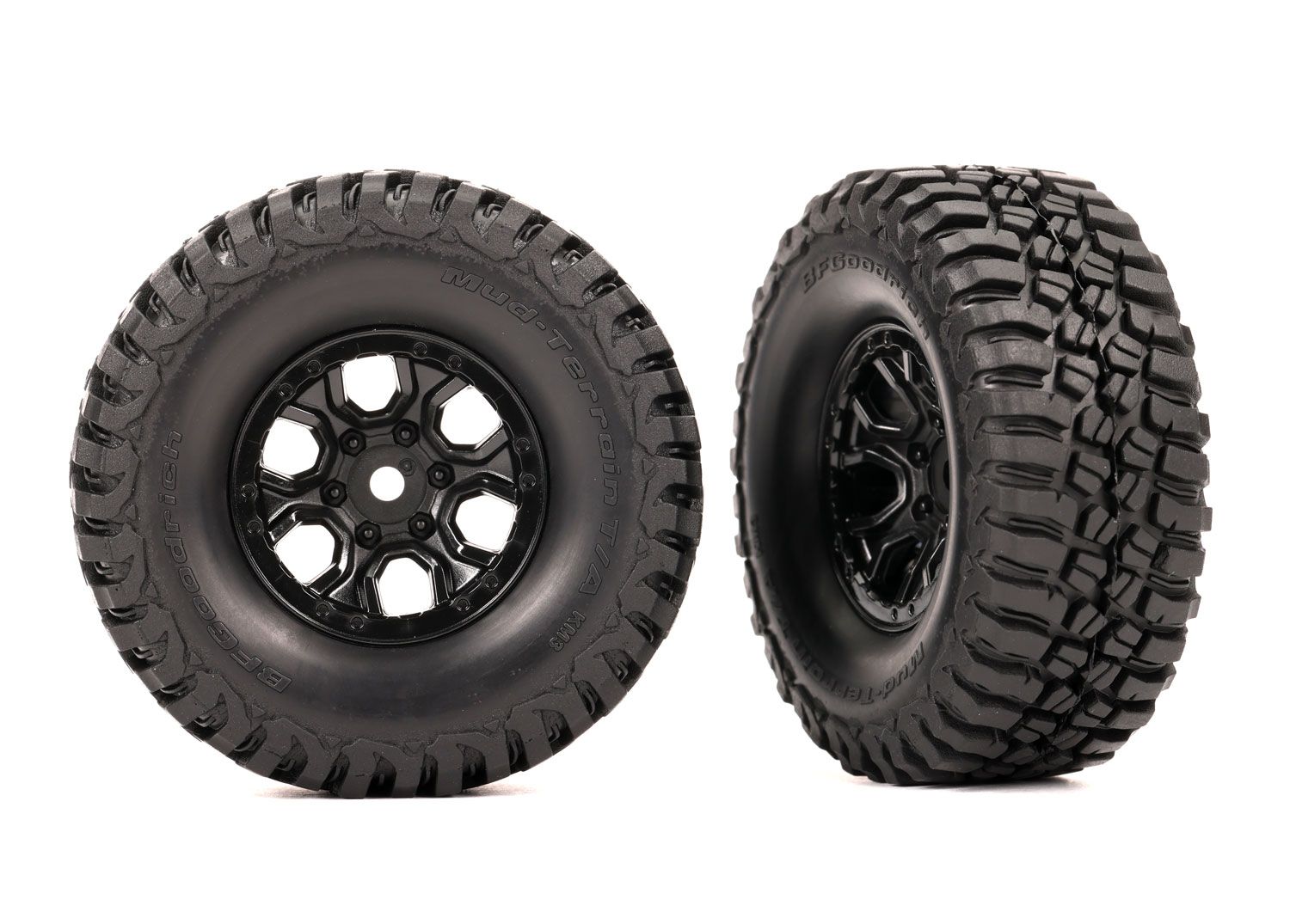 Traxxas TRX-4M Pre-Mounted 1.0" T/A KM3 Tires & Wheels (2)