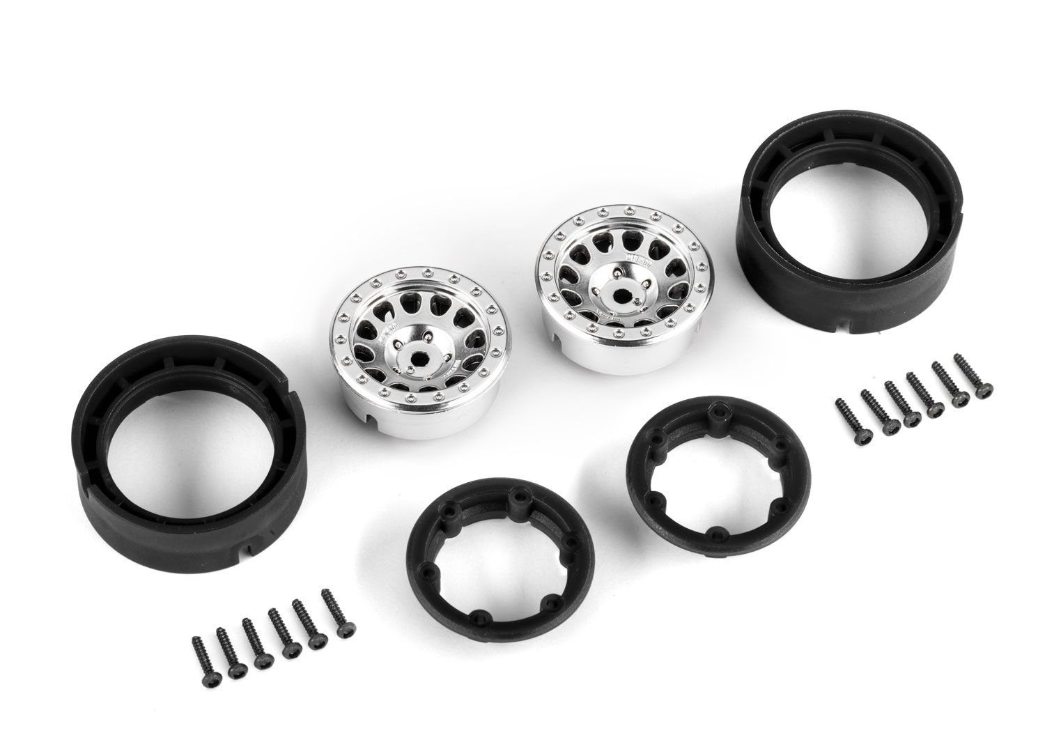 Traxxas TRX-4M Method 105 Wheels Satin Chrome