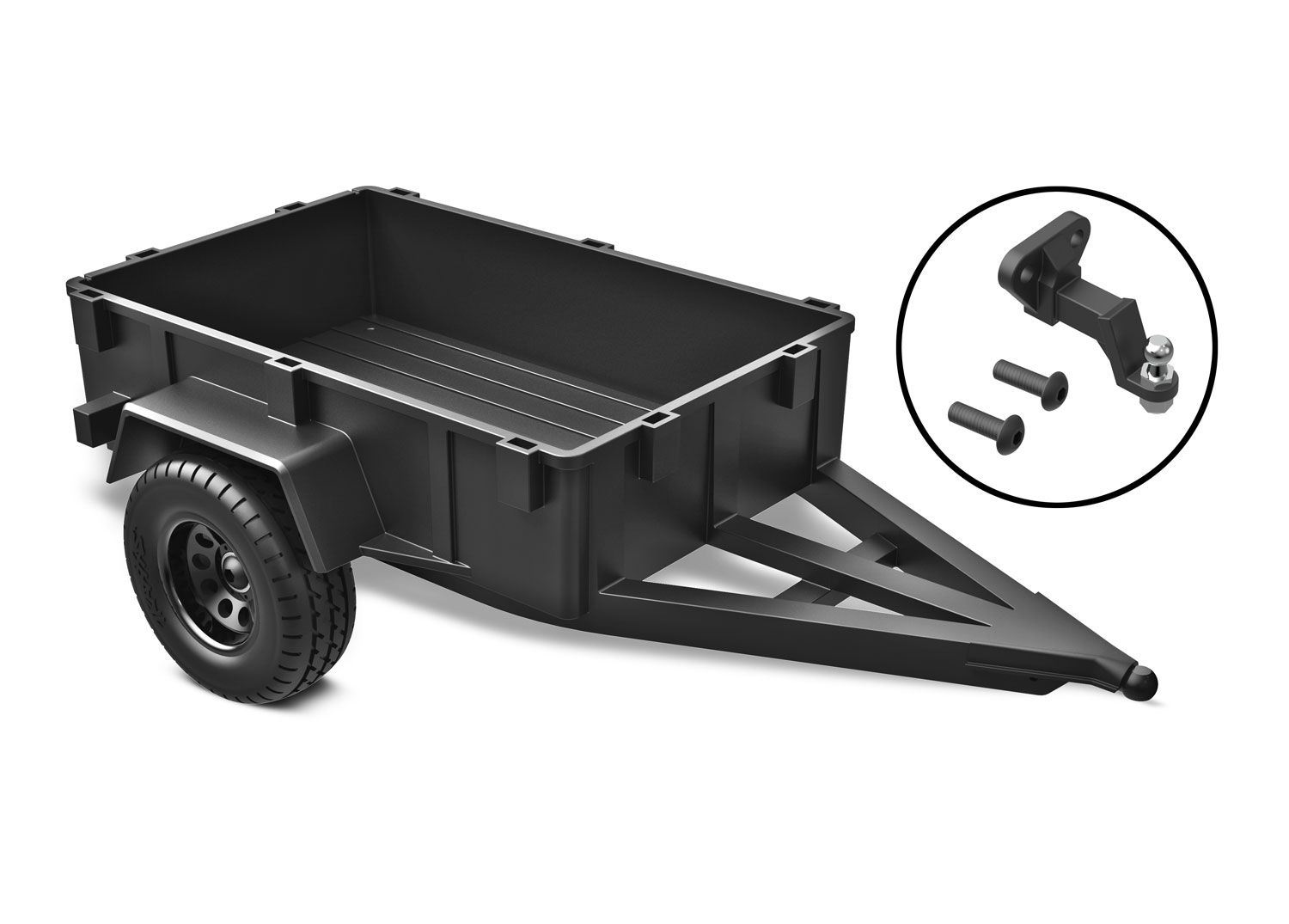 Traxxas TRX-4M Utility Trailer with Hitch