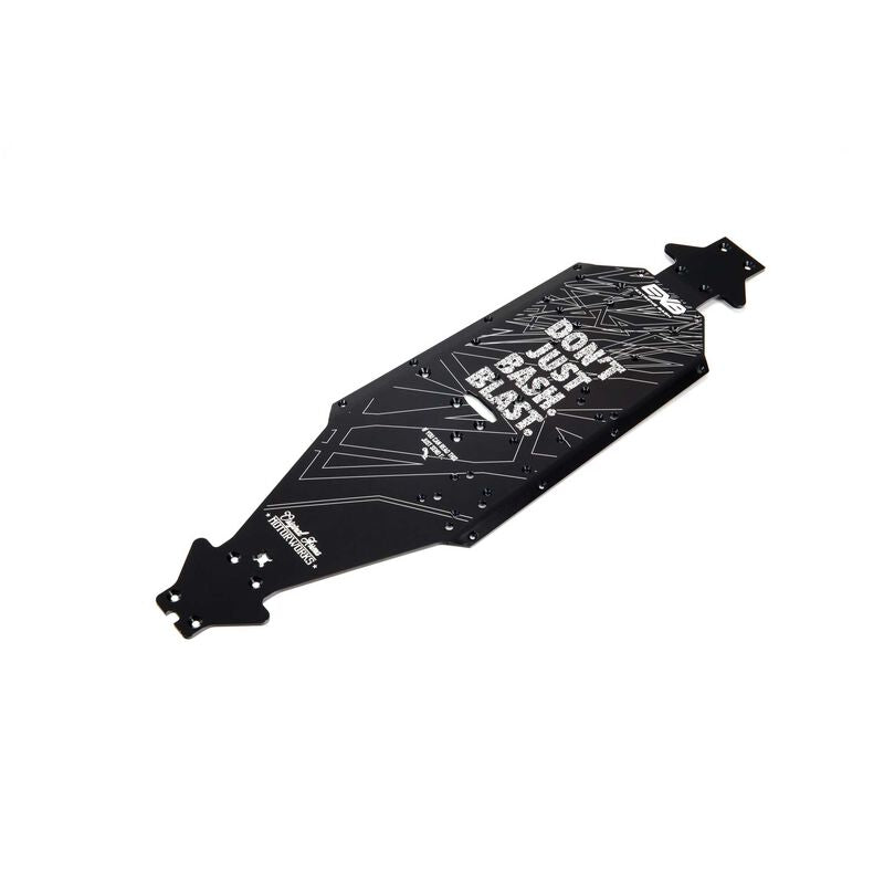 Chasis de aluminio Arrma Kraton 1/8 EXB (negro)