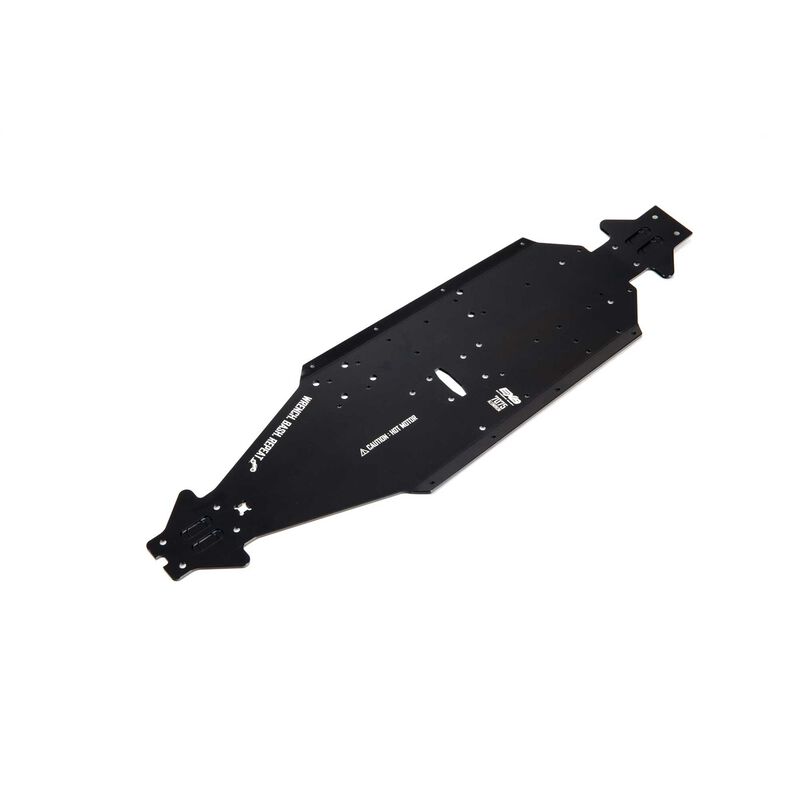 Chasis de aluminio Arrma Kraton 1/8 EXB (negro)