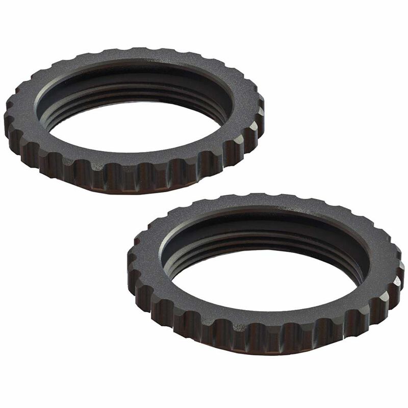 Collar de choque de aluminio Arrma 6S BLX (negro) (2)