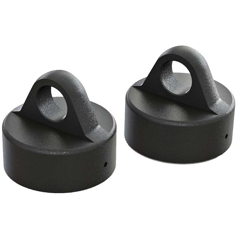 Arrma Aluminium Black Shock Cap Aluminium (2): 6S