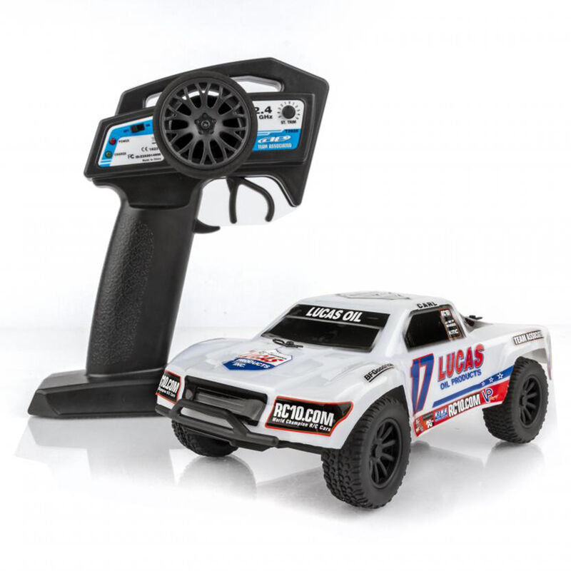 Team Associated 1/28 SC28 2WD SCT Cepillado RTR, Edición Lucas Oil