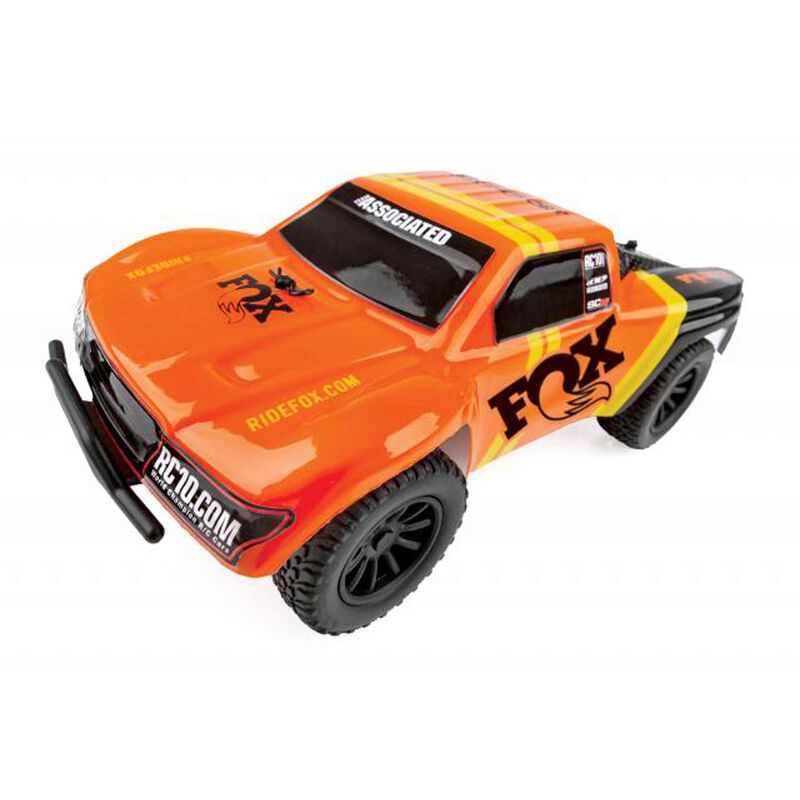 Team Associated 1/28 SC28 2WD SCT Brushed RTR, Fox Edition: Orange *Archived