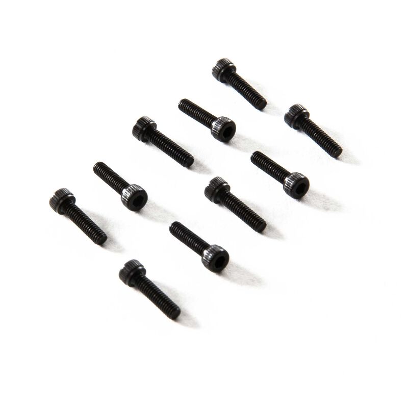 Axial M2.6x10mm Cap Head Screw (Black) (10pcs)