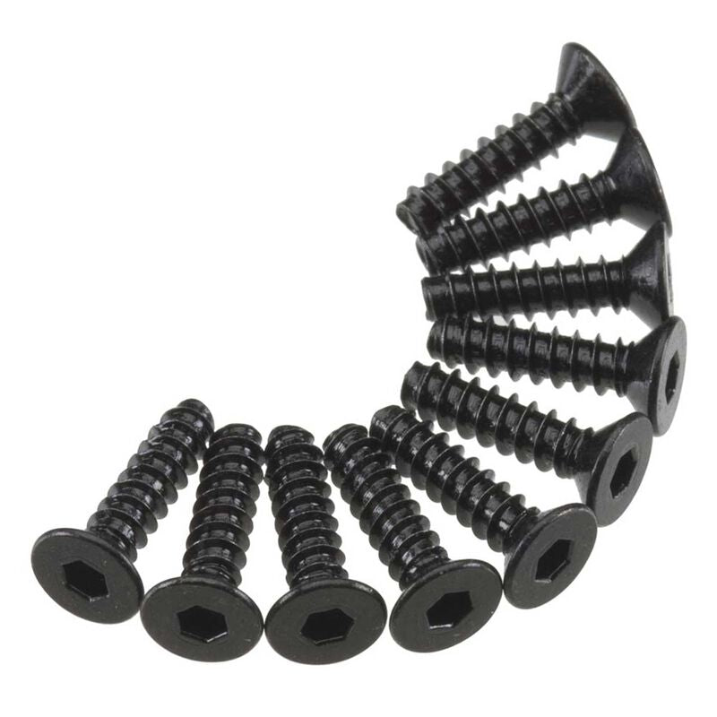Axial M3x12mm Self Tapping Flat Head Screws (10pcs)