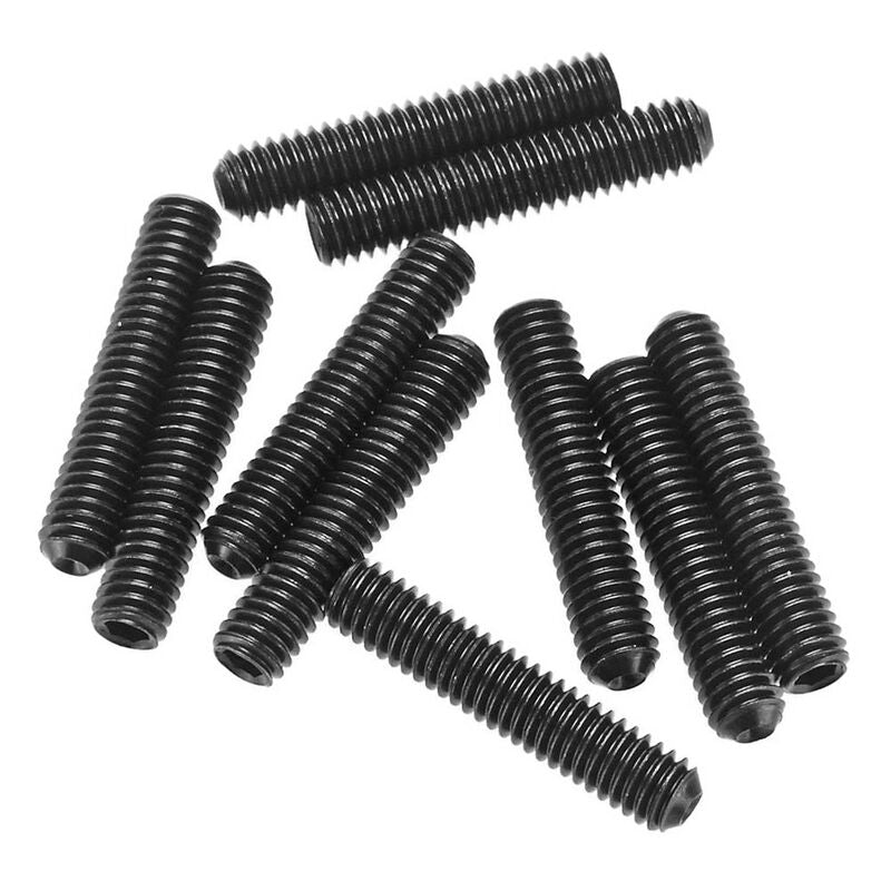 Axial M4x20mm Set Screw (Black) (10pcs)