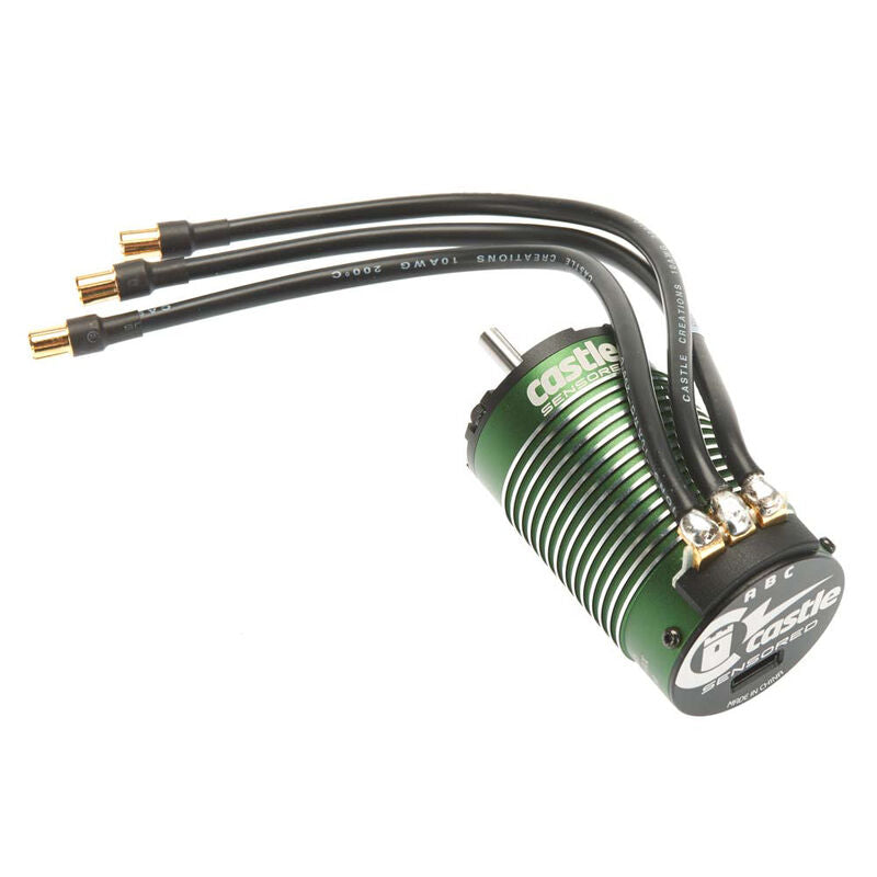 Castle Creations Motor sin escobillas con sensor de 4 polos 1512-1800Kv
