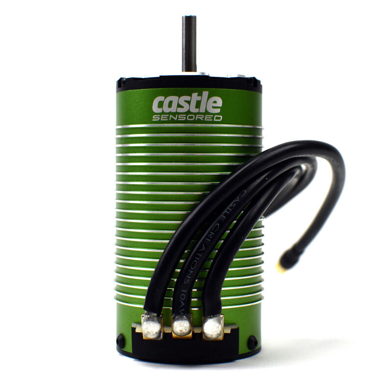 Castle Creations Motor sin escobillas con sensor de 4 polos, 1717-1260Kv