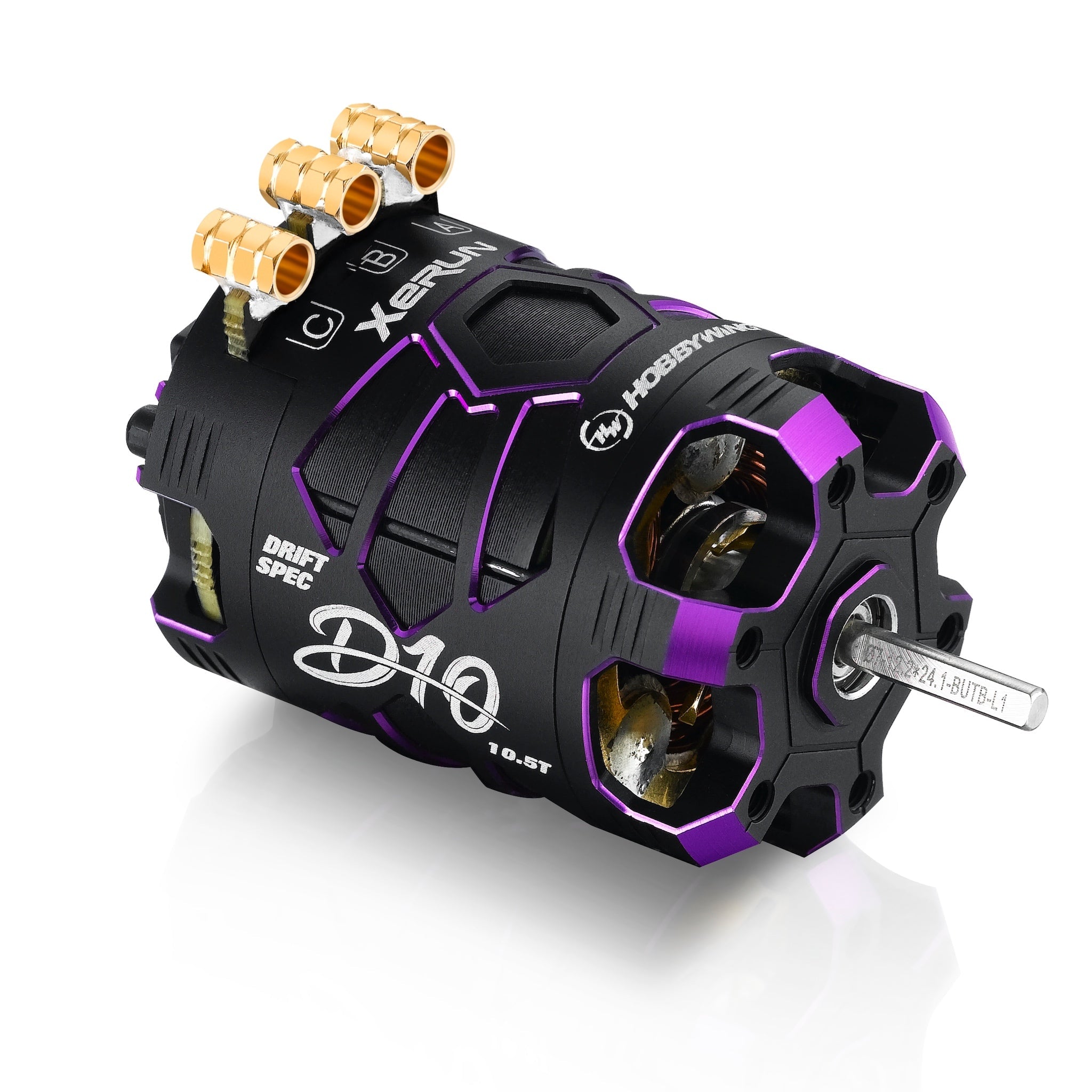 Hobbywing Xerun D10 10.5T Brushless Drift Motor - Purple